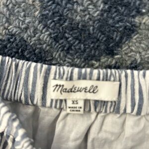 Madewell Blue and White Striped Top